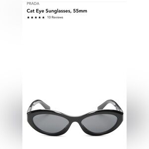 Prada cat eye sunglasses